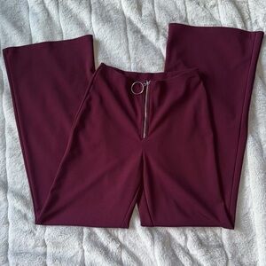 Burgundy pants